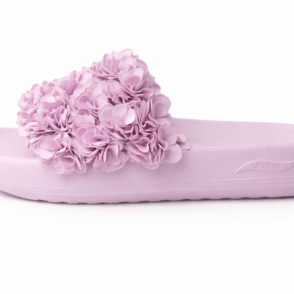 LAVENDER BLOOM Skechers Foamies ✨ Viral Comfort Slides ✨ 💜 Must-Have Color 💜 - Picture 4 of 8